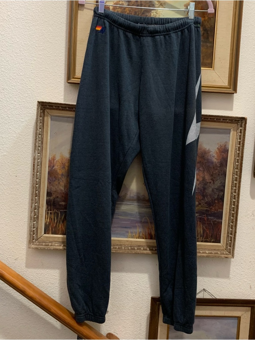 Aviator Nation Bolt sweatpants in charcoal
Women’s medium - Picture 4 of 11